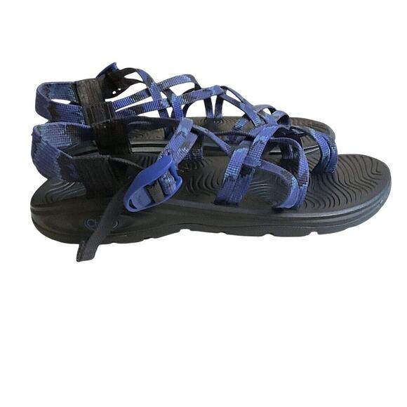 Chaco ZVolv X2 Women’s Size 9 Outdoor Sandals Tinge Blue Black Casual Hiking - Picture 7 of 11